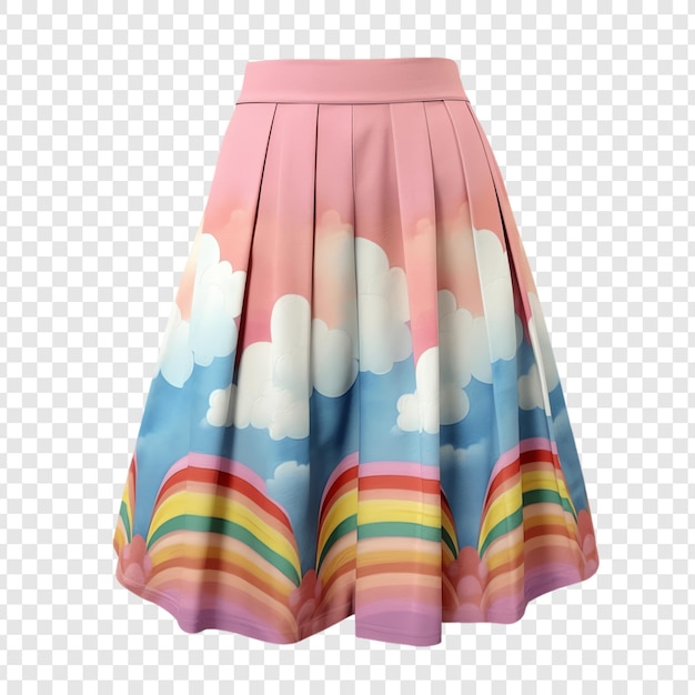 PSD the colorful skirt that is made by the company