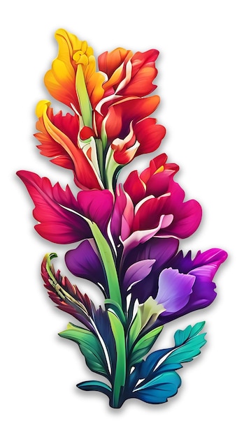 colorful Snapdragon Flower