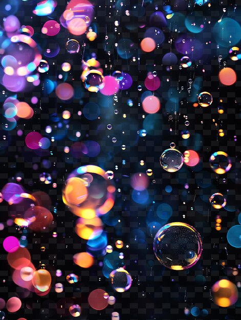 a colorful soap bubbles with colorful bubbles in the background