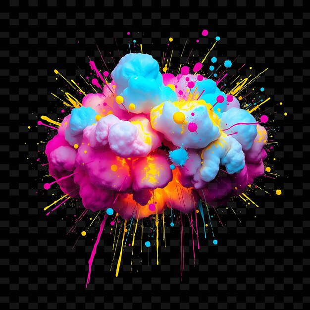 a colorful splash of liquid is shown with a colorful splash of color