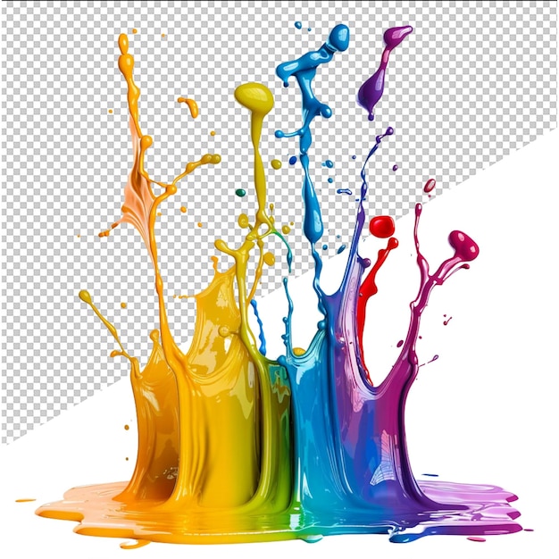 a colorful splash with the word splashes on it