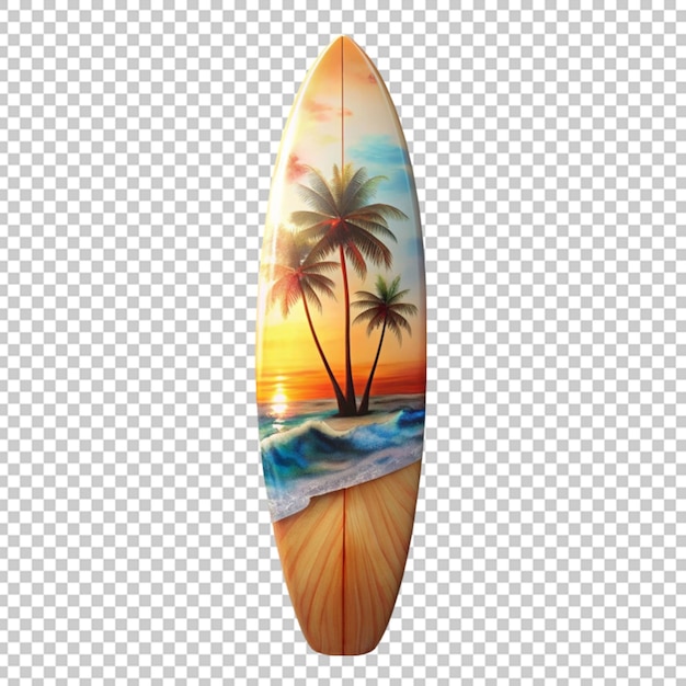 Colorful surfboard