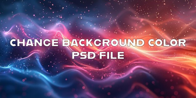 PSD a colorful swirling background with a blue and red line