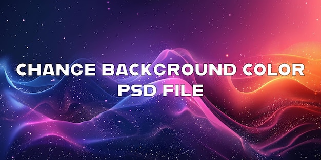 PSD a colorful swirling background with a purple and orange line