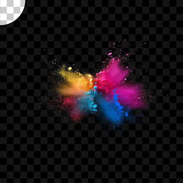 colour splash colors explosion transparent background