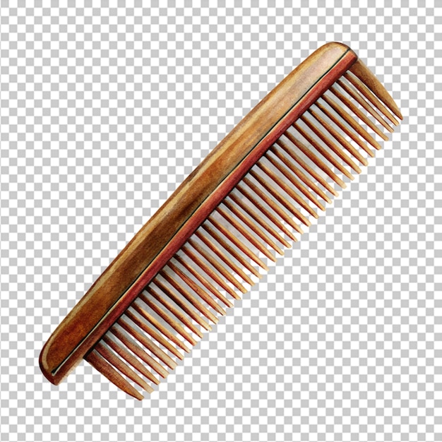 Comb isolated on transparent background