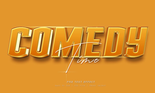 Comedy editable text effect