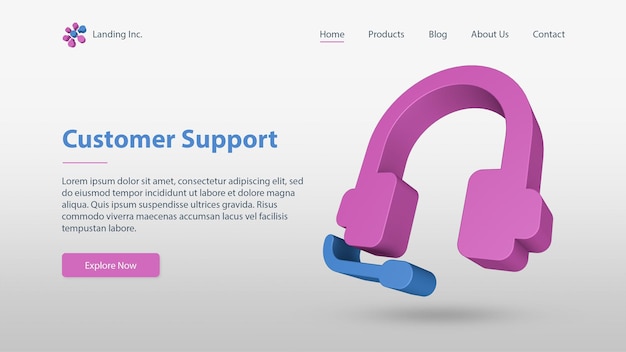 Communication Landing Page