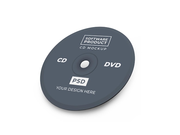 Compact Disc CD 3D Mockup Design