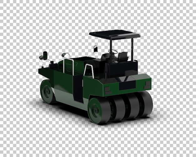 Compactor isolated on background 3d rendering illustration