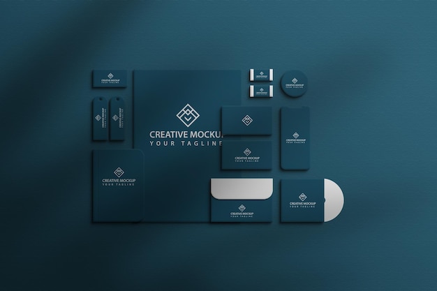 Company branding mockup Premium