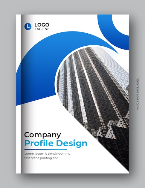 Company profile corporate a4 brochure layout design business template