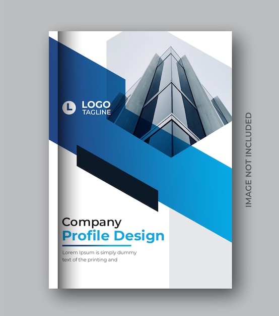 Company profile corporate a4 brochure layout design business template