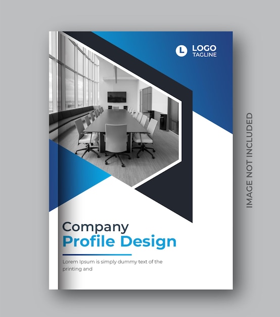 Company profile corporate a4 brochure layout design business template