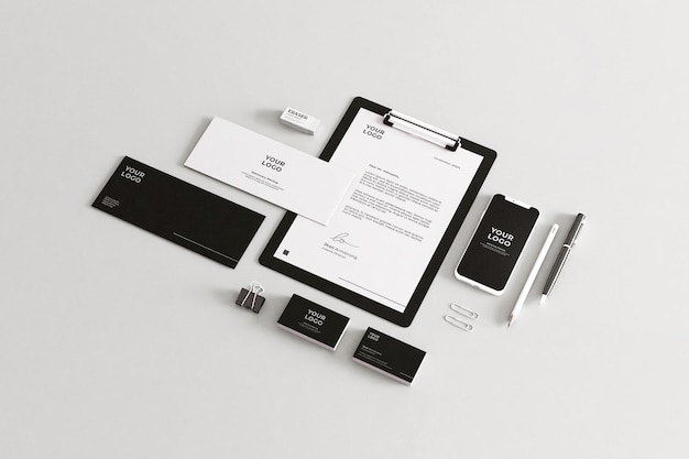 Company stationery mockup