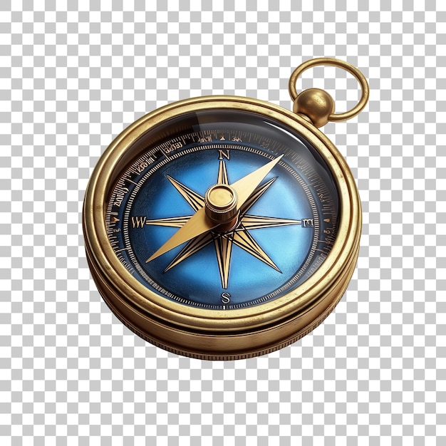 Compass 3d icon isolated on transparent background