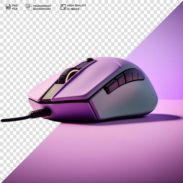 Computer mouse isolated on transparent background