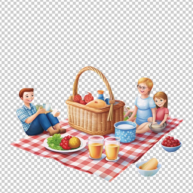 PSD concept of wonderful day out on picnic