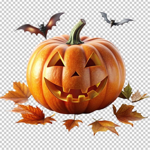 conceptual Halloween art on transparent background