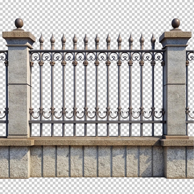 PSD concrete iron fence