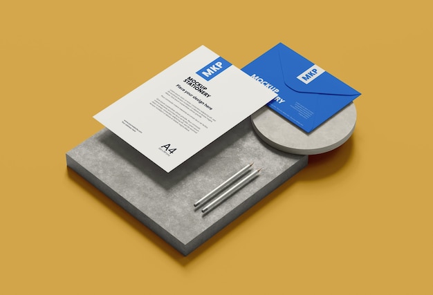 Concrete stationery levitation mockup