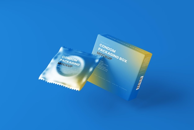 PSD condom mockup