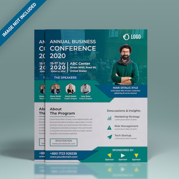 Conference green Flyer