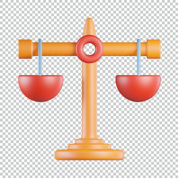 Consideration Scales 3D Icon