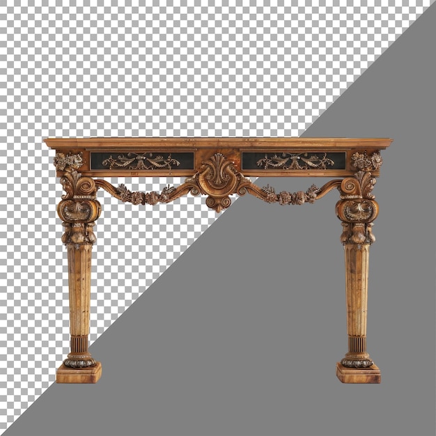 Console table white background