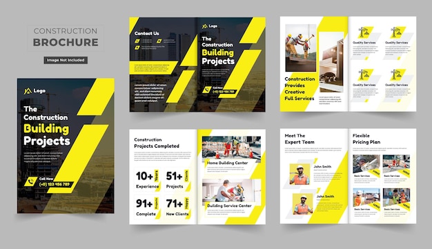 Construction Brochure Templates