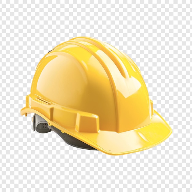 PSD construction helmet isolated on transparent background