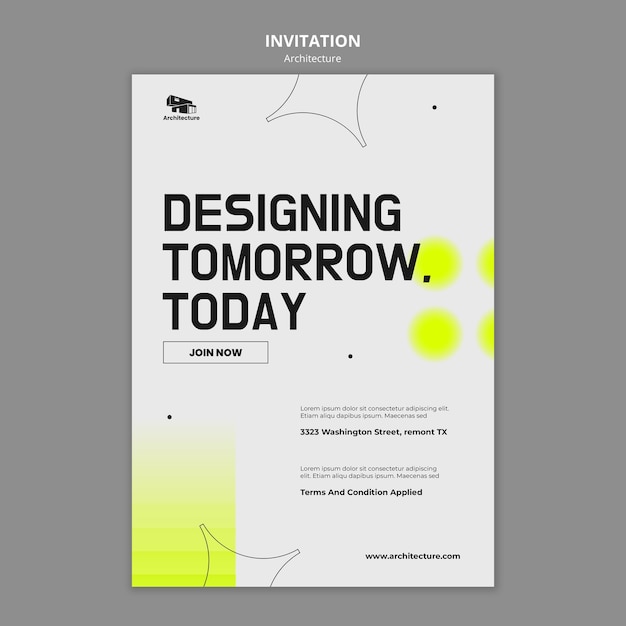 PSD construction template design