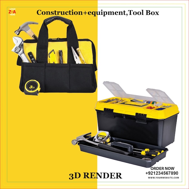 PSD constructionequipmenttool box