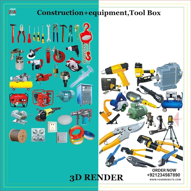 PSD constructionequipmenttool box