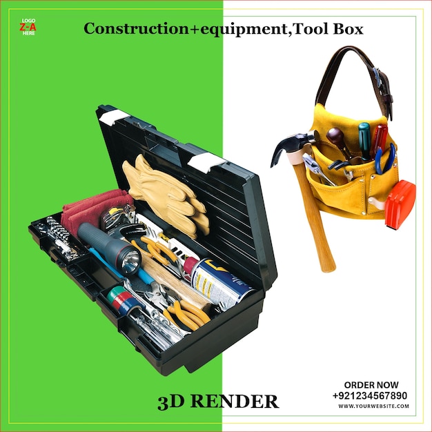 PSD constructionequipmenttool box