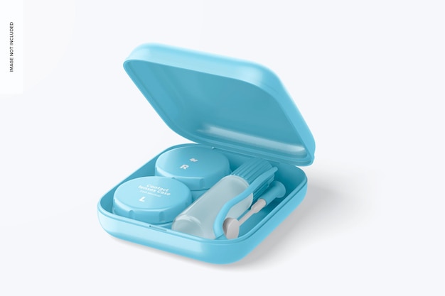 Contact Lenses Case Mockup