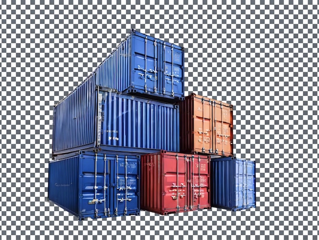 PSD container isolated on transparent background