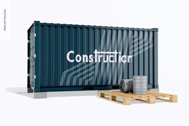 Container Mockup Perspective