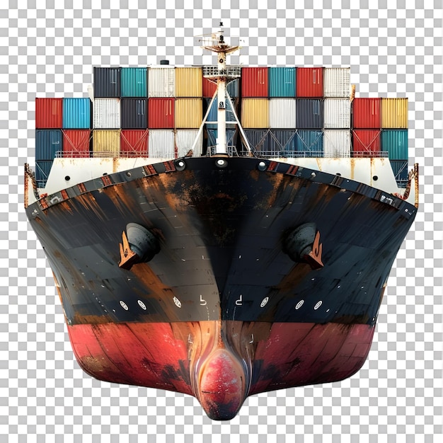 container ship transparent background