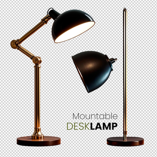 Content Creator Studio Lamp Mountable Metal Stand With Extra Lamp Cap and Light Stand Isolated