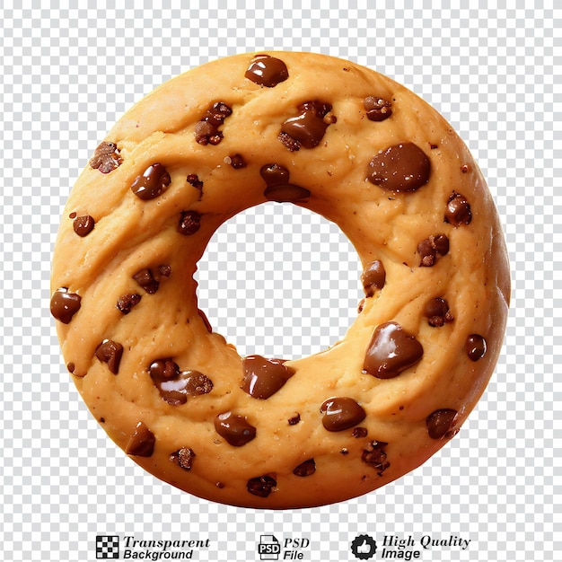 cookie rings isolated on transparent background