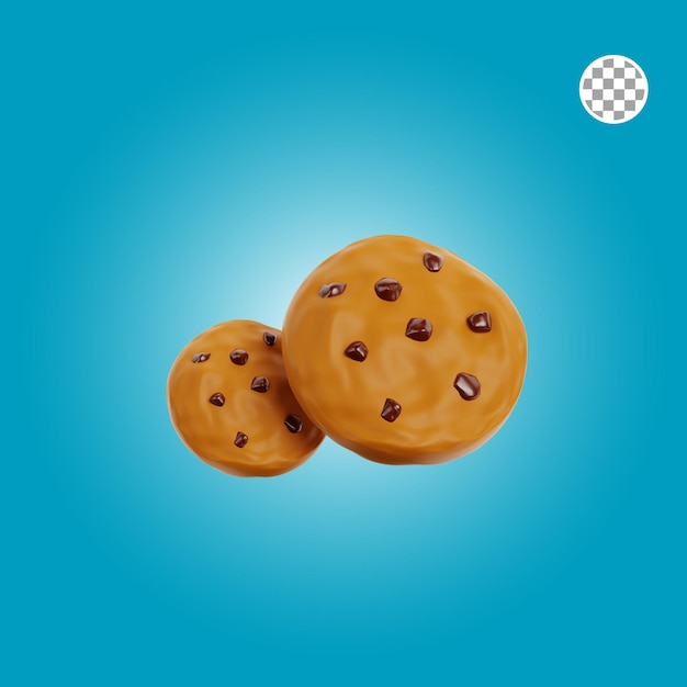 Cookies 3d Illustration