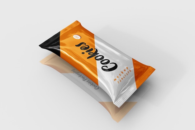 Cookies packaging mockup