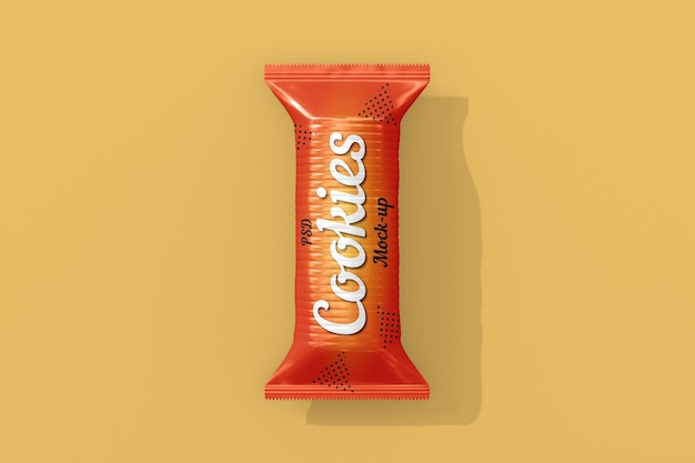 Cookies packaging mockup