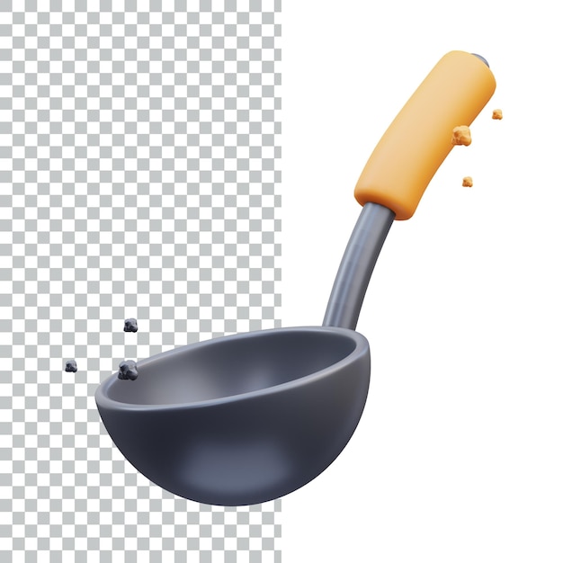 Cooking 3D Icon render asset design 3D Icon illustration