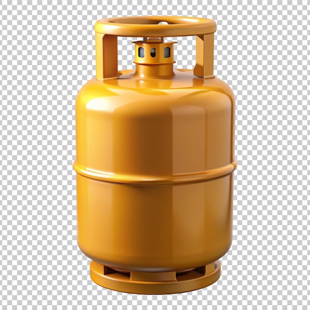 PSD cooking gas cylinder 3d render isolated icon