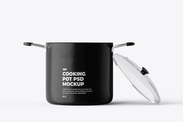 PSD cooking pot mockup