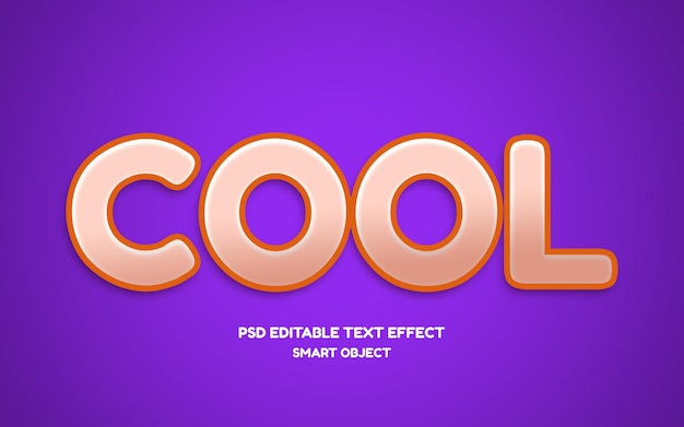 cool editable text effect