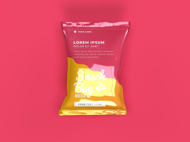 PSD cool snack mockup design