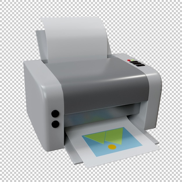 Copier printer isometric 3D icon